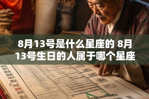 8月13号是什么星座的 8月13号生日的人属于哪个星座