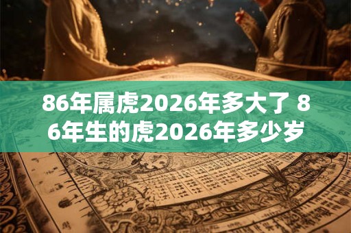 86年属虎2026年多大了 86年生的虎2026年多少岁