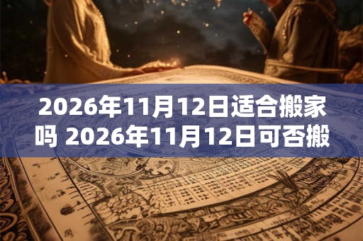 2026年11月12日适合搬家吗 2026年11月12日可否搬家