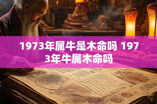 1973年属牛是木命吗 1973年牛属木命吗