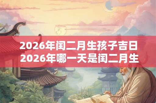 2026年闰二月生孩子吉日 2026年哪一天是闰二月生孩子的吉日 2026年闰二月生孩子吉日 2026年哪一天是闰二月生孩子的吉日