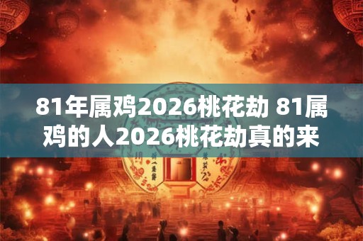 81年属鸡2026桃花劫 81属鸡的人2026桃花劫真的来了吗 81年属鸡2026桃花劫 81属鸡的人2026桃花劫真的来了吗