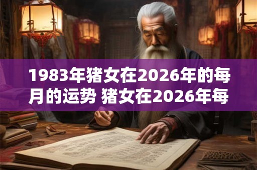 1983年猪女在2026年的每月的运势 猪女在2026年每月的运势如何 1983年猪女在2026年的每月的运势 猪女在2026年每月的运势如何