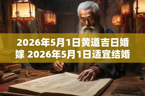 2026年5月1日黄道吉日婚嫁 2026年5月1日适宜结婚吗