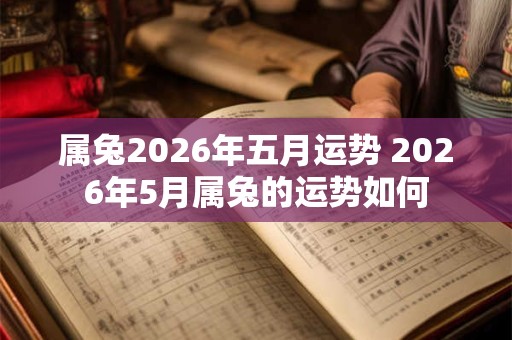 属兔2026年五月运势 2026年5月属兔的运势如何