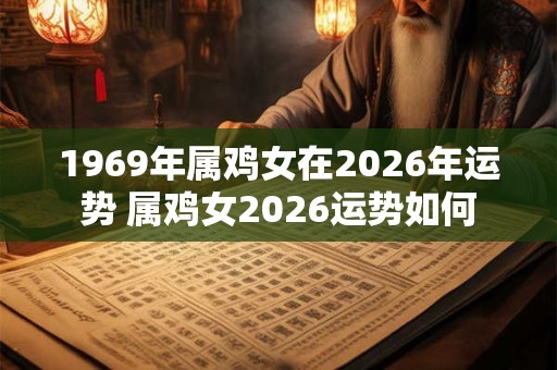 1969年属鸡女在2026年运势 属鸡女2026运势如何