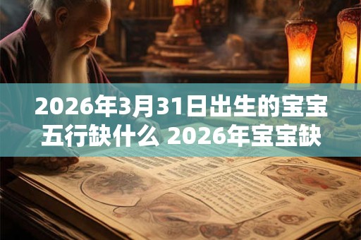 2026年3月31日出生的宝宝五行缺什么 2026年宝宝缺少哪种五行