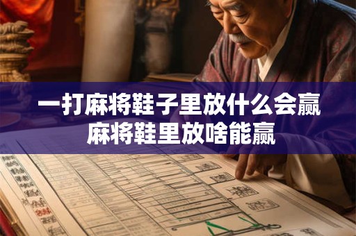 一打麻将鞋子里放什么会赢 麻将鞋里放啥能赢 一打麻将鞋子里放什么会赢 麻将鞋里放啥能赢