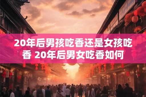 20年后男孩吃香还是女孩吃香 20年后男女吃香如何
