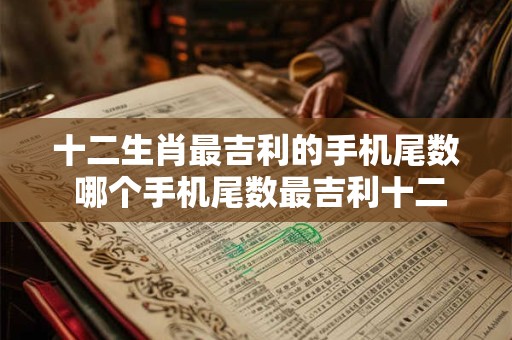 十二生肖最吉利的手机尾数 哪个手机尾数最吉利十二生肖你知道吗 十二生肖最吉利的手机尾数 哪个手机尾数最吉利十二生肖你知道吗