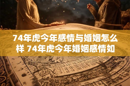 74年虎今年感情与婚姻怎么样 74年虎今年婚姻感情如何