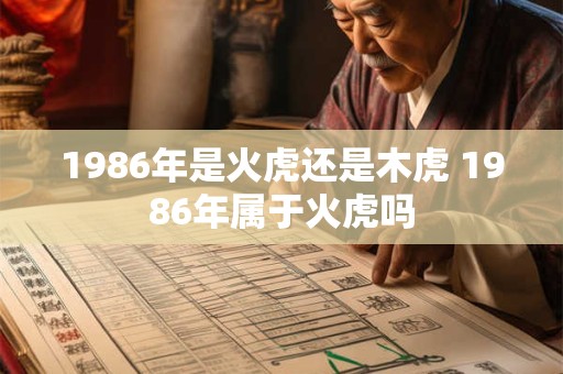 1986年是火虎还是木虎 1986年属于火虎吗 1986年是火虎还是木虎 1986年属于火虎吗
