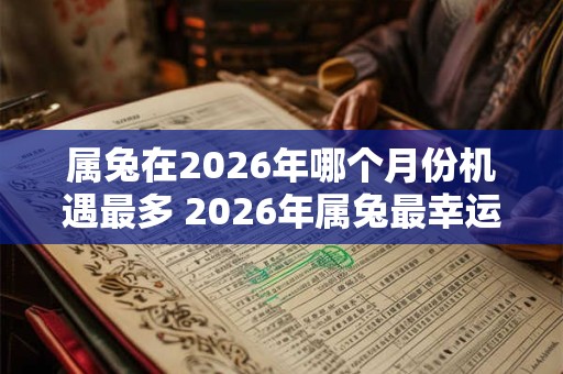 属兔在2026年哪个月份机遇最多 2026年属兔最幸运的月份是 属兔在2026年哪个月份机遇最多 2026年属兔最幸运的月份是