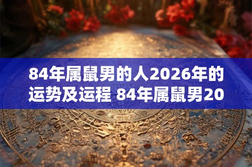 84年属鼠男的人2026年的运势及运程 84年属鼠男2026年运势如何 84年属鼠男的人2026年的运势及运程 84年属鼠男2026年运势如何
