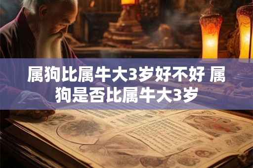 属狗比属牛大3岁好不好 属狗是否比属牛大3岁 属狗比属牛大3岁好不好 属狗是否比属牛大3岁