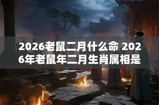 2026老鼠二月什么命 2026年老鼠年二月生肖属相是什么 2026老鼠二月什么命 2026年老鼠年二月生肖属相是什么