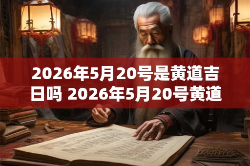 2026年5月20号是黄道吉日吗 2026年5月20号黄道吉日