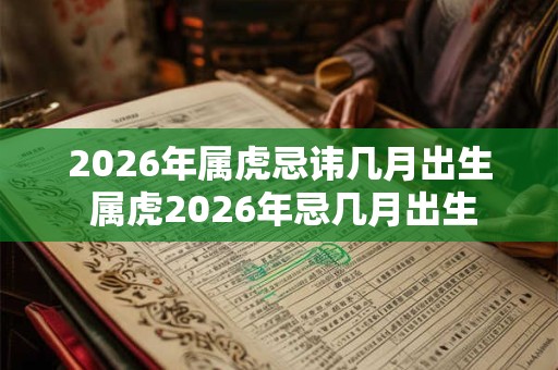 2026年属虎忌讳几月出生 属虎2026年忌几月出生