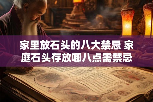 家里放石头的八大禁忌 家庭石头存放哪八点需禁忌