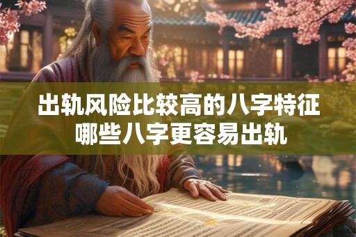 出轨风险比较高的八字特征 哪些八字更容易出轨 出轨风险比较高的八字特征 哪些八字更容易出轨