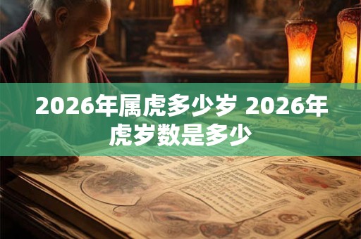2026年属虎多少岁 2026年虎岁数是多少