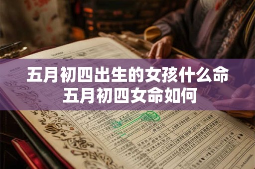 五月初四出生的女孩什么命 五月初四女命如何 五月初四出生的女孩什么命 五月初四女命如何