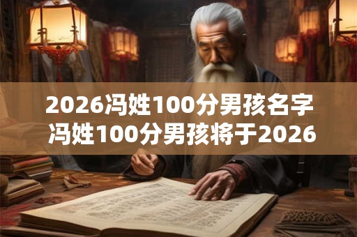 2026冯姓100分男孩名字 冯姓100分男孩将于2026年出生取什么名字 2026冯姓100分男孩名字 冯姓100分男孩将于2026年出生取什么名字