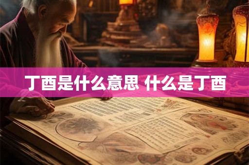 丁酉是什么意思 什么是丁酉