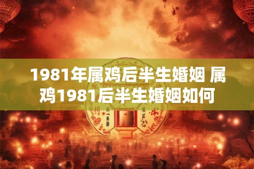 1981年属鸡后半生婚姻 属鸡1981后半生婚姻如何
