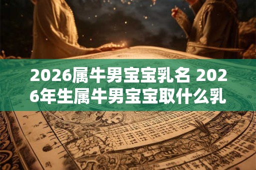 2026属牛男宝宝乳名 2026年生属牛男宝宝取什么乳名 2026属牛男宝宝乳名 2026年生属牛男宝宝取什么乳名