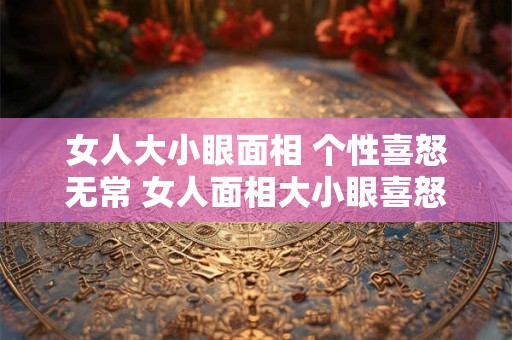 女人大小眼面相 个性喜怒无常 女人面相大小眼喜怒无常
