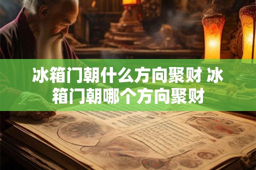 冰箱门朝什么方向聚财 冰箱门朝哪个方向聚财 冰箱门朝什么方向聚财 冰箱门朝哪个方向聚财