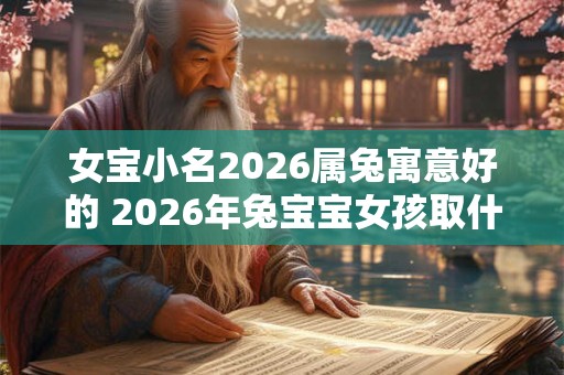 女宝小名2026属兔寓意好的 2026年兔宝宝女孩取什么名字好 女宝小名2026属兔寓意好的 2026年兔宝宝女孩取什么名字好