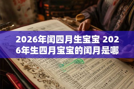 2026年闰四月生宝宝 2026年生四月宝宝的闰月是哪个月 2026年闰四月生宝宝 2026年生四月宝宝的闰月是哪个月