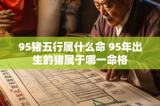 95猪五行属什么命 95年出生的猪属于哪一命格