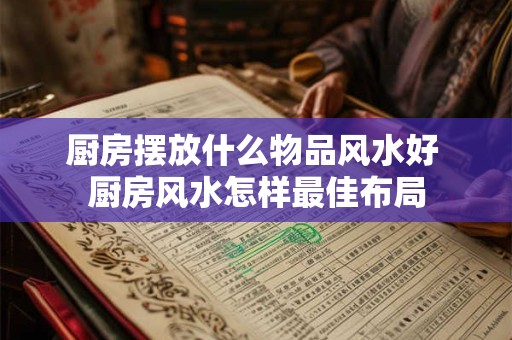 厨房摆放什么物品风水好 厨房风水怎样最佳布局 厨房摆放什么物品风水好 厨房风水怎样最佳布局
