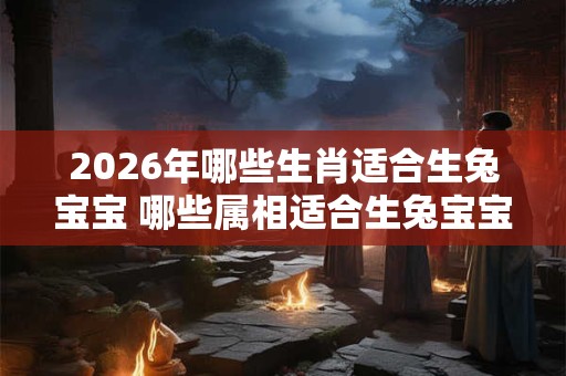 2026年哪些生肖适合生兔宝宝 哪些属相适合生兔宝宝2026年 2026年哪些生肖适合生兔宝宝 哪些属相适合生兔宝宝2026年