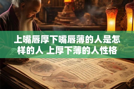 上嘴唇厚下嘴唇薄的人是怎样的人 上厚下薄的人性格如何 上嘴唇厚下嘴唇薄的人是怎样的人 上厚下薄的人性格如何