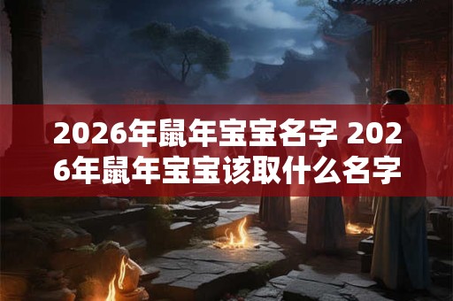 2026年鼠年宝宝名字 2026年鼠年宝宝该取什么名字
