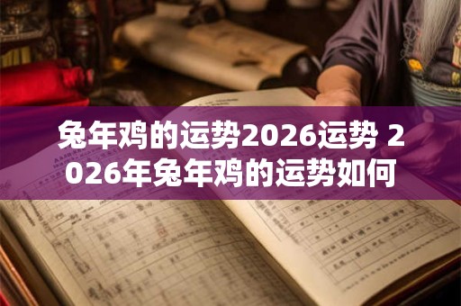 兔年鸡的运势2026运势 2026年兔年鸡的运势如何