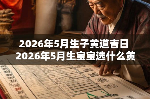 2026年5月生子黄道吉日 2026年5月生宝宝选什么黄道吉日 2026年5月生子黄道吉日 2026年5月生宝宝选什么黄道吉日
