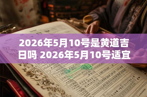 2026年5月10号是黄道吉日吗 2026年5月10号适宜结婚吗 2026年5月10号是黄道吉日吗 2026年5月10号适宜结婚吗