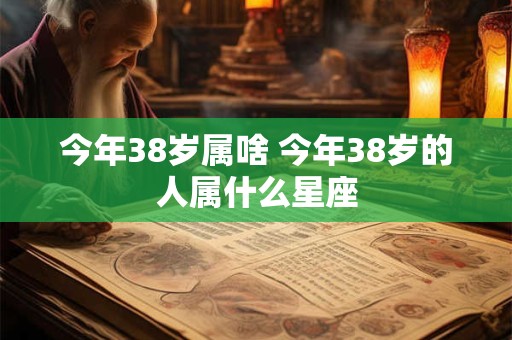 今年38岁属啥 今年38岁的人属什么星座
