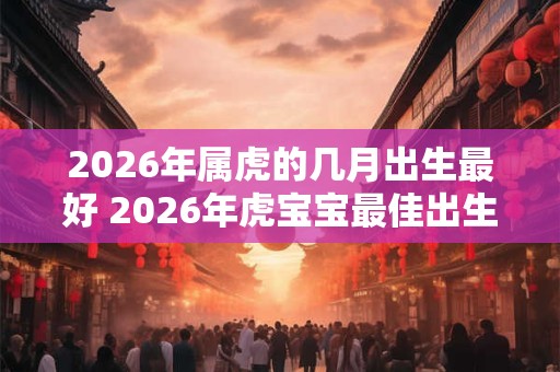 2026年属虎的几月出生最好 2026年虎宝宝最佳出生月 2026年属虎的几月出生最好 2026年虎宝宝最佳出生月