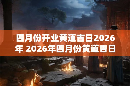 四月份开业黄道吉日2026年 2026年四月份黄道吉日开业 四月份开业黄道吉日2026年 2026年四月份黄道吉日开业