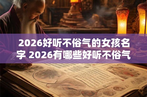 2026好听不俗气的女孩名字 2026有哪些好听不俗气的女孩名字