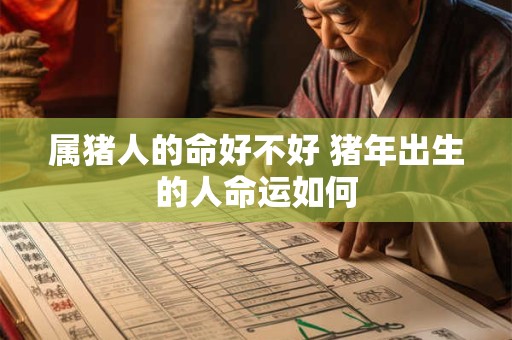 属猪人的命好不好 猪年出生的人命运如何