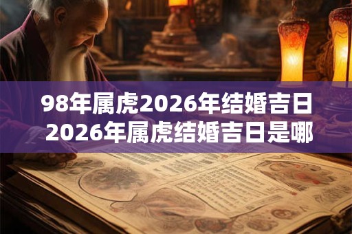 98年属虎2026年结婚吉日 2026年属虎结婚吉日是哪天