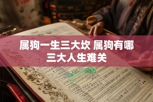 属狗一生三大坎 属狗有哪三大人生难关 属狗一生三大坎 属狗有哪三大人生难关