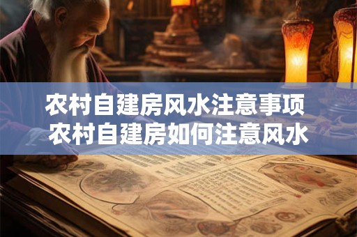 农村自建房风水注意事项 农村自建房如何注意风水